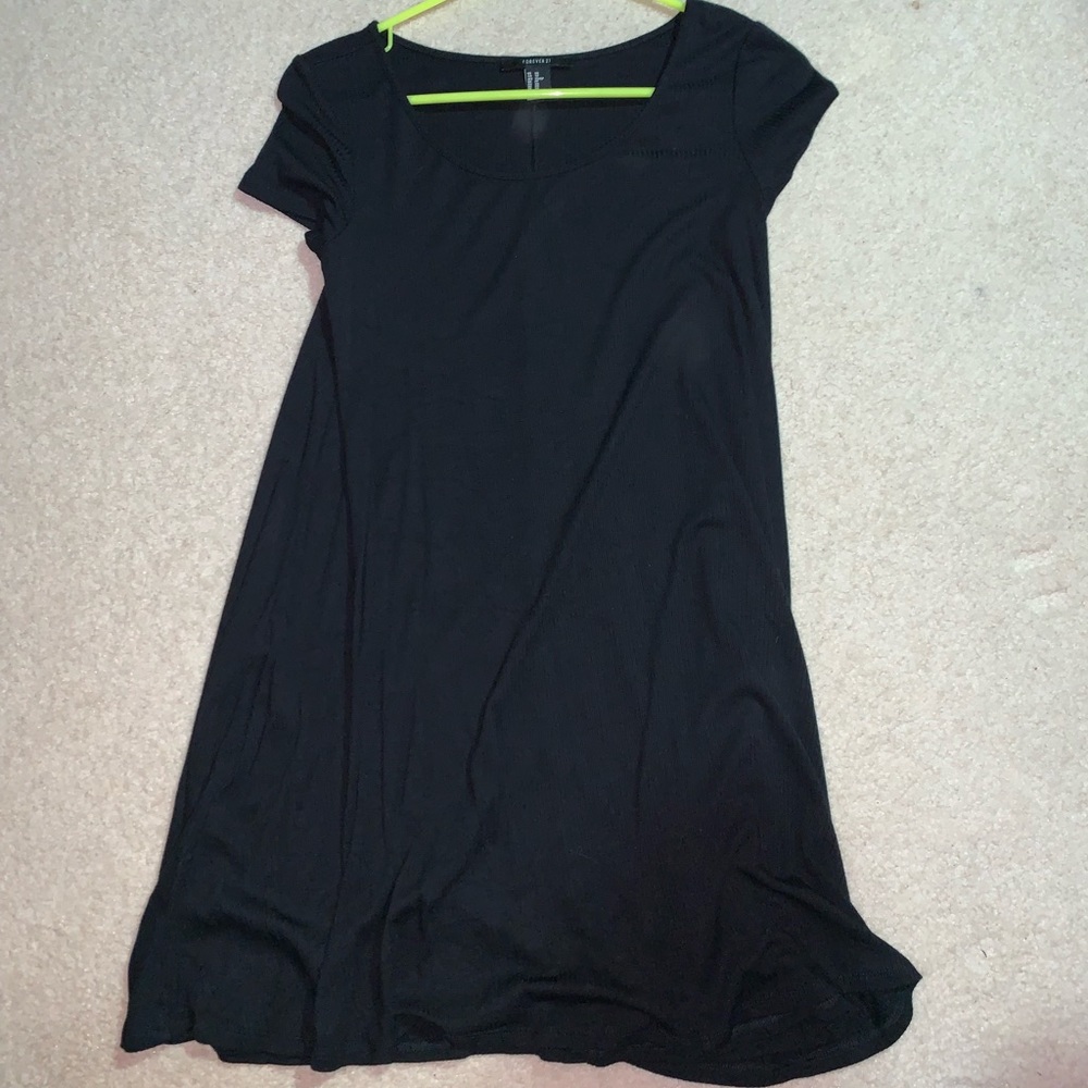 Robbed T-shirt/Shift Dress